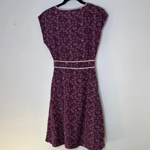 Brooklyn Industries Purple Asymmetrical Dolman Sleeve Dress - Picture 6 of 6